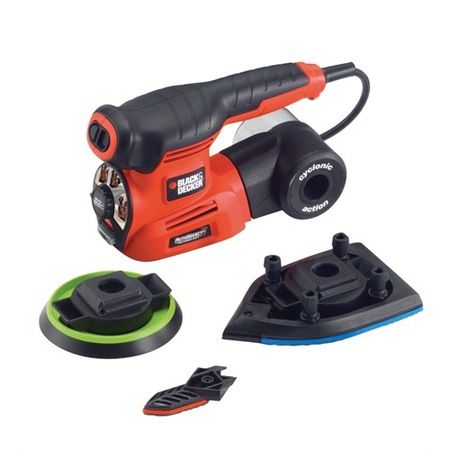 Black+Decker KA280K-QS 220 W Çok Amaçlı Zımpara + 19 Aksesuar
