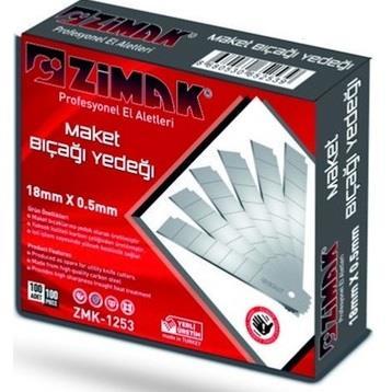 Maket Bıçağı Yedeği Ucu GENİŞ  AĞIZ 18MM Paket 100lü 100 Adet