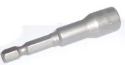 ÇATI ADAPTÖRÜ UZUN BOY 8 MM MANYETİK UÇLU TRAPEZ LOKMA 8 MM  SOMUN TUTUCU