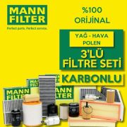 Bmw 5.20 D Mann-Filter Filtre Bakım Seti E60 2006-2010 N47-M47 3K 553118742
