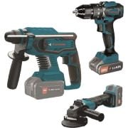 Catpower 4130 3'lü Süper Set Vidalama, Kırıcı, Taşlama 3 Makina 20V (Akü ve Şarj Hariç)