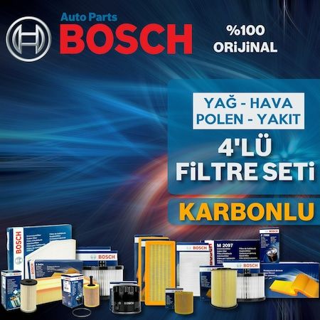 Toyota Auris 1.4 D4D Bosch Filtre Bakım Seti 2007-2018