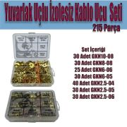 215 Parça Izolesiz Kablo Ucu Seti