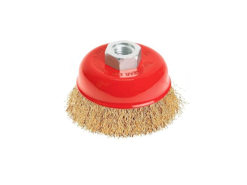 BAY-TEC Saçaklı Çanak Tel Fırça 65 mm