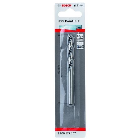 Bosch HSS-PointTeQ 6.0 mm Metal Delme Matkap Ucu - 2608577167