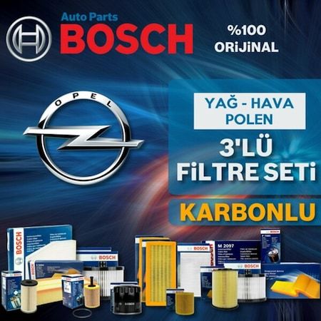 Opel Astra J 1.6 Cdti Bosch Filtre Bakım Seti 2014-2017 (495303049)