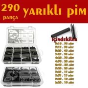 290 Parça Yarıklı Pim Seti