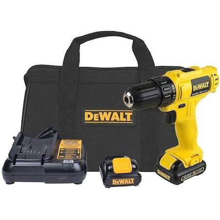 Dewalt DCD700C2 10.8V 1.3 Ah Li-ion Çift Akülü Darbesiz Vidalama