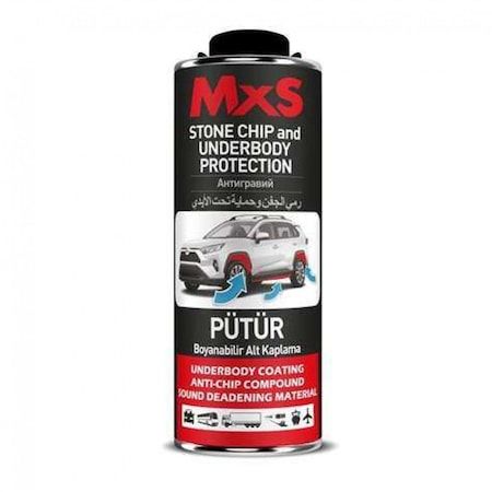 MXS PÜTÜR BOYANABİLİR ALT KAPLAMA SİYAH 1 KG