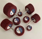 50X20mm, 2'x3/4'inches abrasive non woven combi mop wheel with 1/4 shank 10 pcs pack