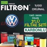 Vw Golf 7 1.2 1.4Tsı Filtron Karbonlu Filtre Bakım Seti 2013-2019