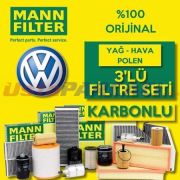Vw Golf 7 1.2 1.4 Tsı Mann-Filter Filtre Bakım Seti 2013-2019
