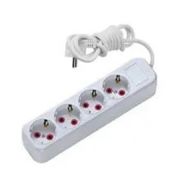 Asel Asl-100 0110 4'lü Topraklı Grup Priz 2mt - Hrd-010865