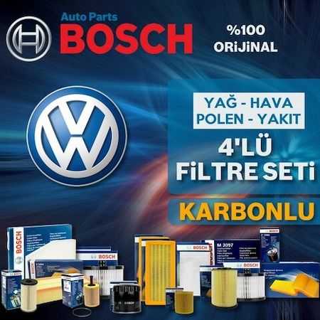 Vw Caddy 1.6 Tdı Bosch Filtre Bakım Seti 2010-2015 (495302545)