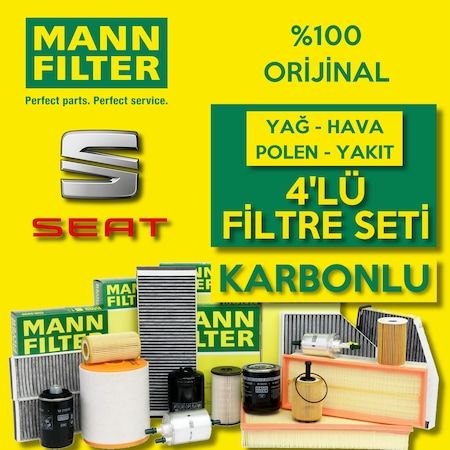Seat Leon 1.6 Tdi Mann-Filter Filtre Bakım Seti 2013-2019 (495332332)