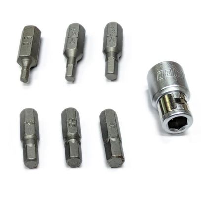 7 Parça Adaptörlü Allen Bits Seti