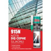 Akfix 915n Nötr Dış Cephe Silikonu Antrasit Gri 280 Ml