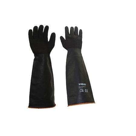 Hr Lateks Endüstriyel Uzun Asit Eldiveni 55 Cm- Hegi 10