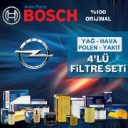 Opel Corsa C 1.2 Twinport Bosch Filtre Bakım Seti 2005-2007 (495329512)