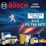 Peugeot 206 1.4 Hdi Bosch Filtre Bakım Seti 2002-2009 495301291