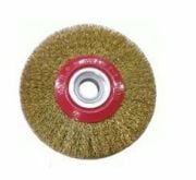 Saçaklı Çark Fırça 200mm Yuvarlak Tel Fırça -B0105 279