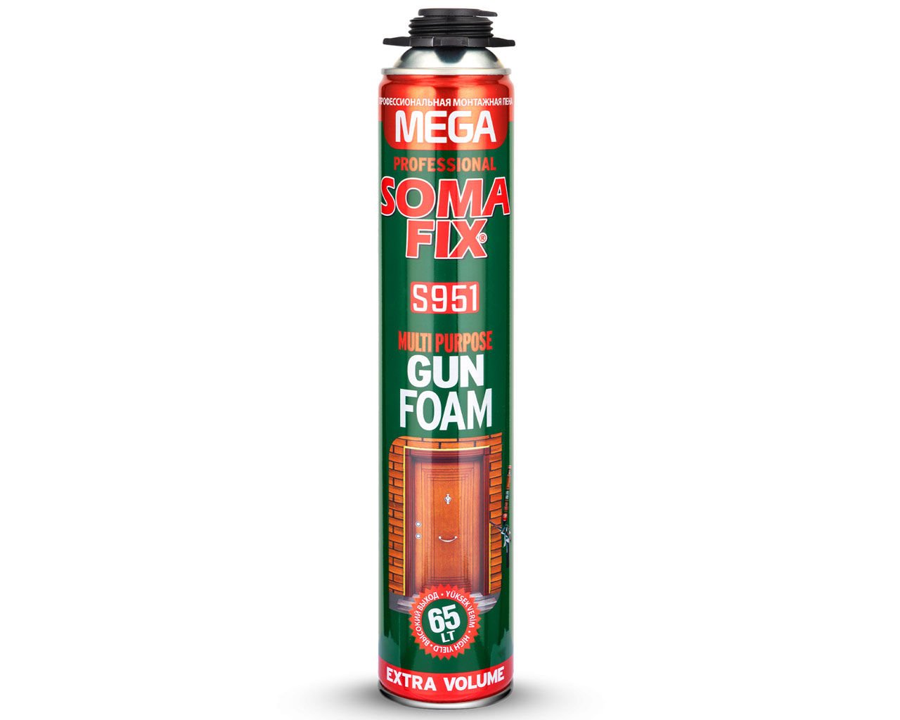 SOMAFİX S917 Yangına Dayanıklı Tabancalı Poliüretan Köpük 750ml 90gr