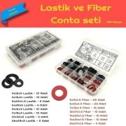 Kauçuk ve Fiber Conta Seti, 155 Parça