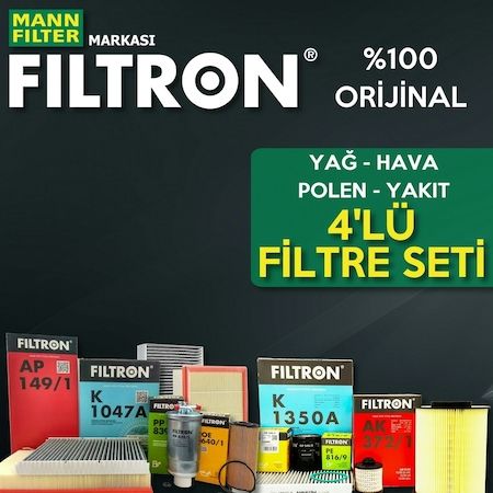 Fiorino-Doblo-Linea 1.3 Multijet E5 Filtron Filtre Bakım Seti 4Lü 553225150