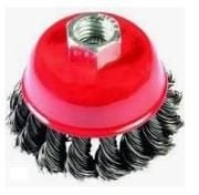 Burgulu Tel Fırça 65 Mm 6.5 Cm Genişlik Burgulu Tel Fırça 0105 -B271