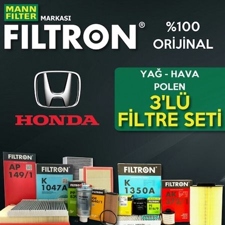 Honda Cr-V 2.0 Mann Filtron Filtre Bakım Seti 2007-2013 R20