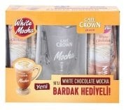 Cafe Crown 16Pk Bardak HEDİYE Beyaz Çikolatalı Kahve