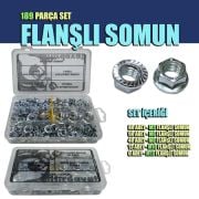 189 Parça Flanşlı Somun Seti