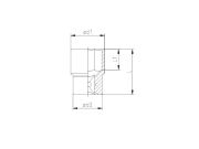 1119 Altı Köşe Lokma Anahtar 3/4'' 30 mm