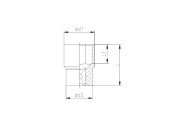 1119 Altı Köşe Lokma Anahtar 3/4'' 38 mm