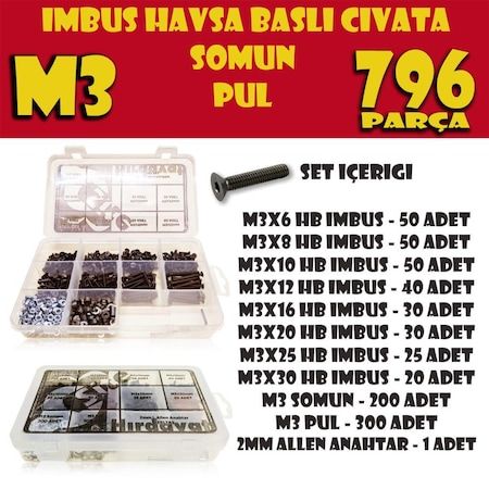 796 Parça M3 Hb Imbus Seti
