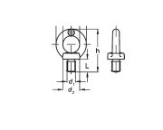 Aybolt Erkek 14 mm  DIN 580
