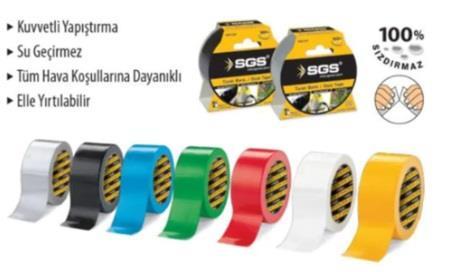 SGS Su Geçirmez Tamir Bandı Süper Dayanıklı Tamir Bant 48mmx10m