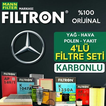 Mercedes Vito 115 Cdi Filtron Filtre Bakım Seti 2004-2010