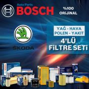 Skoda Superb 1.6 Tdi Bosch Filtre Bakım Seti 2011-2013 (495329425)