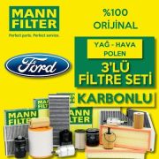 Ford Focus Uyumlu 1.6 Ti-Vct Mann-Filter Filtre Bakım Seti 2011-2018