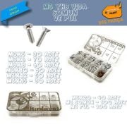 M3 Yhb Vida Somun ve Pul Seti - Ortanca Paket 590 Parça
