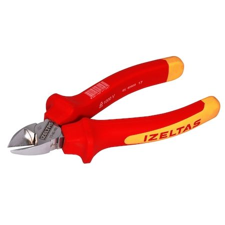 İzeltaş 1000V İzoleli Elektrikçi Yan Keski 180Mm