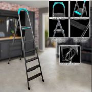 Akkemik - Perilla Riser 4+1 Plastik Basamaklı Merdiven