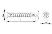 Sunta Vidası 5mm x30mm 1 PAKET 200 ADET 5x30mm