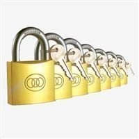 Asma Kilit SARI KAPLAMA 20mm