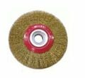 Saçaklı Çark Fırça125mm Yuvarlak Tel Fırça -T276