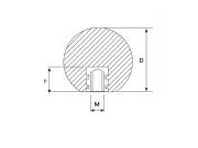 Topuz Sap 40mm M8