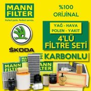 Skoda Superb 1.4 Tsi Mann-Filter Filtre Bakım Seti 2009-2015 Cax (495301659)