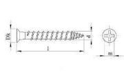 Sunta Vidası 5mm x90mm 1 PAKET 100 ADET 5x90mm