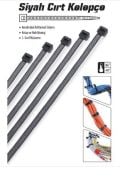 Cırt Kelepçe 2.5x200mm SİYAH 100 Adet Kablo Bağı 2.5x20cm